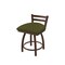 Holland Bar Stool Co 18" Low Back Swivel Vanity Stool, Bronze Finish, Graph Parrot Seat 41118BZ015 - alternate 1